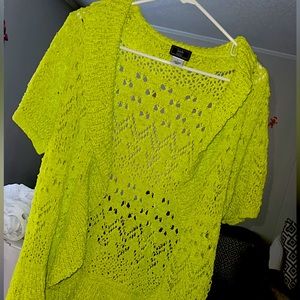 NWT Lark Lane Sweater Casual Crochet Shrug